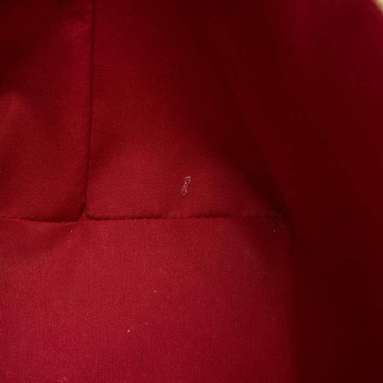 Pre Owned Louis Vuitton Pomme D’amour Monogram Vernis Bellevue PM Bag