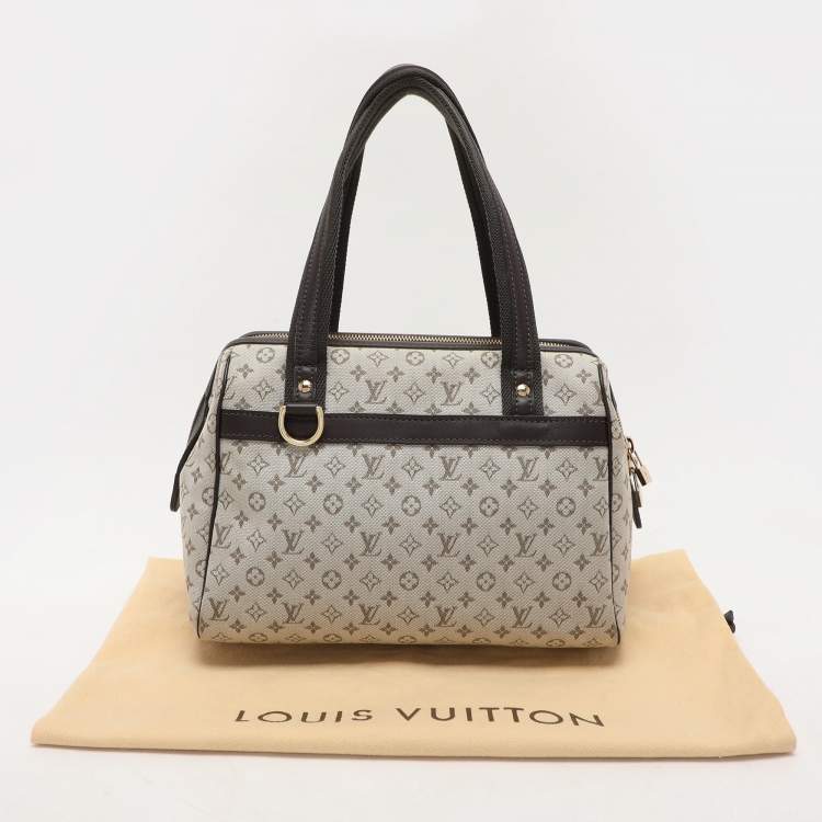 Pre Owned Louis Vuitton Green Monogram Mini Lin Josephine PM Bag