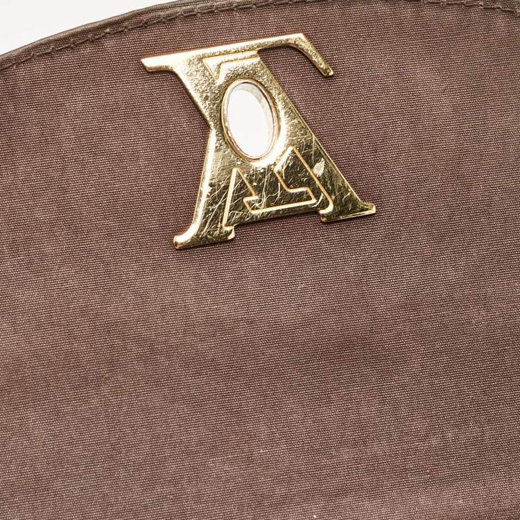 Pre Owned Louis Vuitton Amarante Monogram Vernis Pasadena Bag