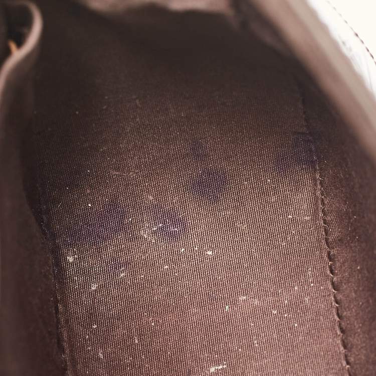 Pre Owned Louis Vuitton Amarante Monogram Vernis Pasadena Bag