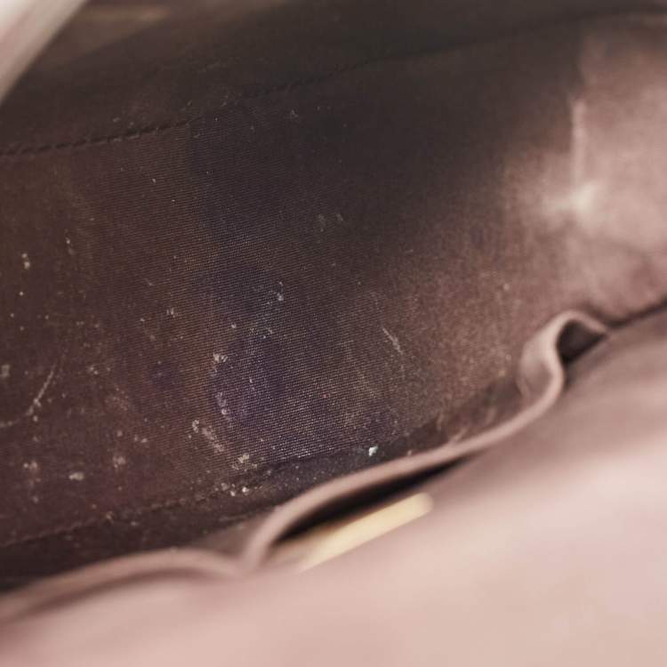 Pre Owned Louis Vuitton Amarante Monogram Vernis Pasadena Bag
