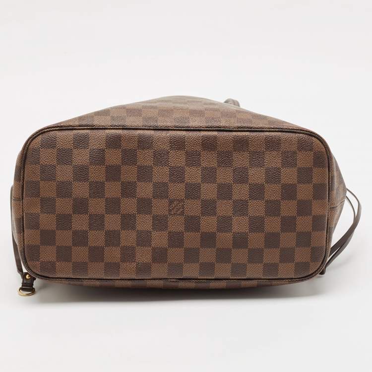 Pre Owned Louis Vuitton Damier Ebene Canvas Neverfull MM Bag