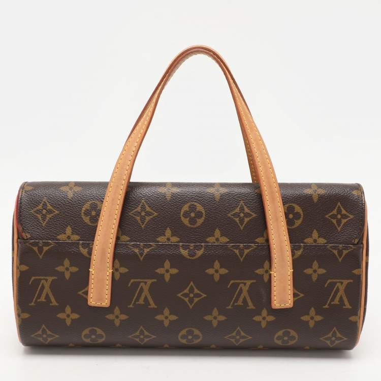 Pre Owned Louis Vuitton Monogram Canvas and Leather Sonatine Bag