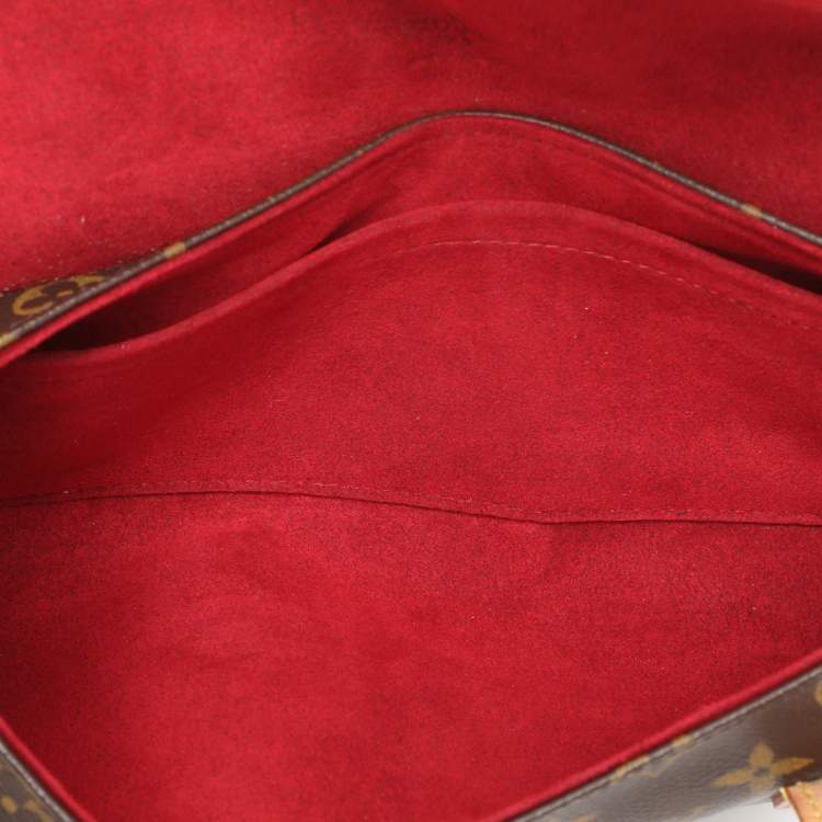 Pre Owned Louis Vuitton Monogram Canvas and Leather Sonatine Bag