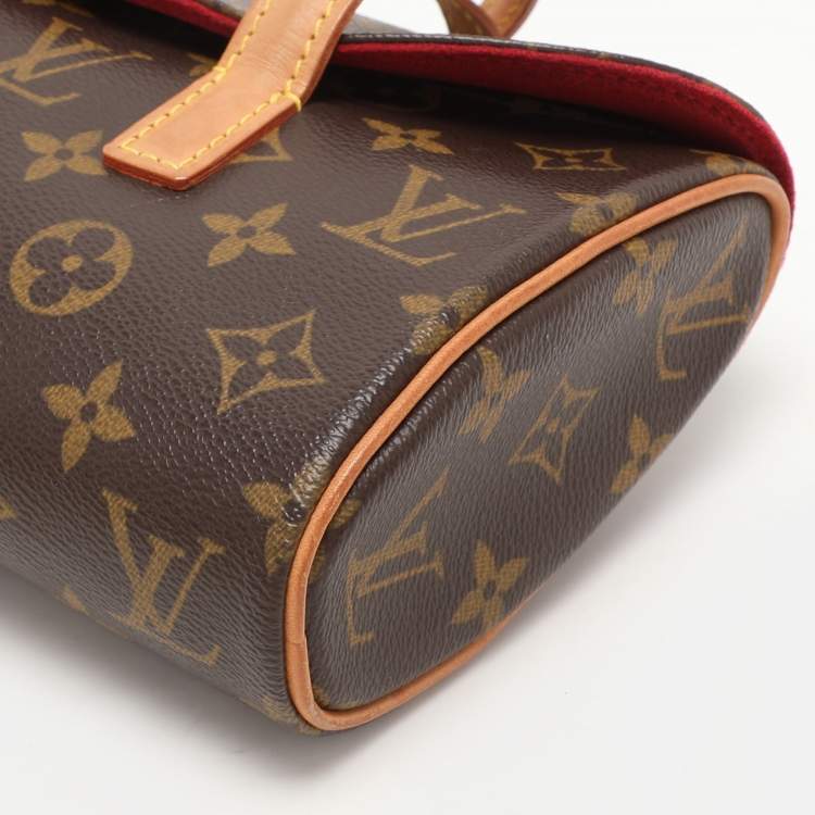 Pre Owned Louis Vuitton Monogram Canvas and Leather Sonatine Bag