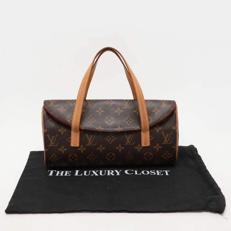 Pre Owned Louis Vuitton Monogram Canvas and Leather Sonatine Bag