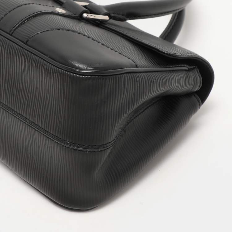 Pre Owned Louis Vuitton Black Epi Leather Segur PM Bag