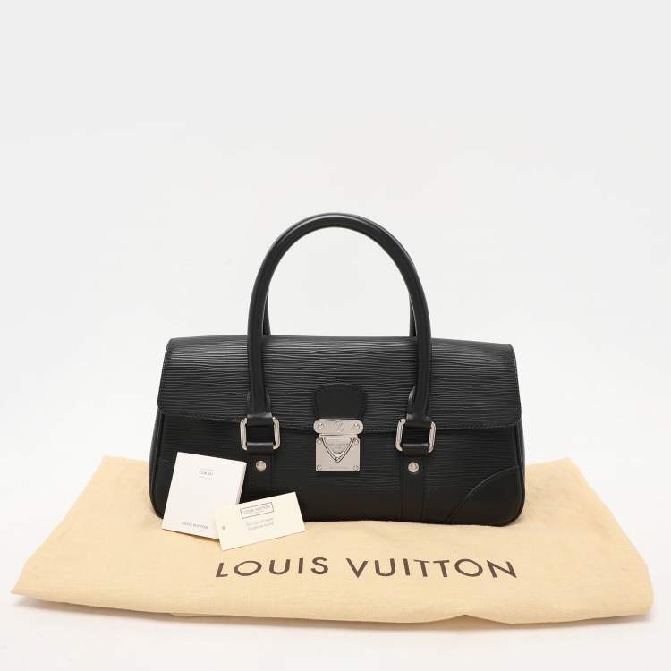 Pre Owned Louis Vuitton Black Epi Leather Segur PM Bag
