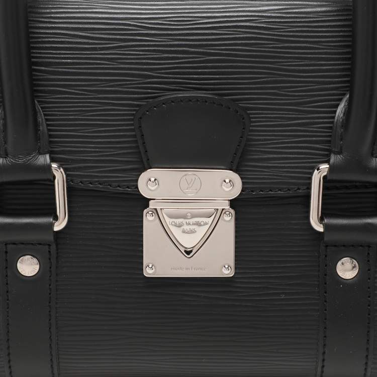Pre Owned Louis Vuitton Black Epi Leather Segur PM Bag