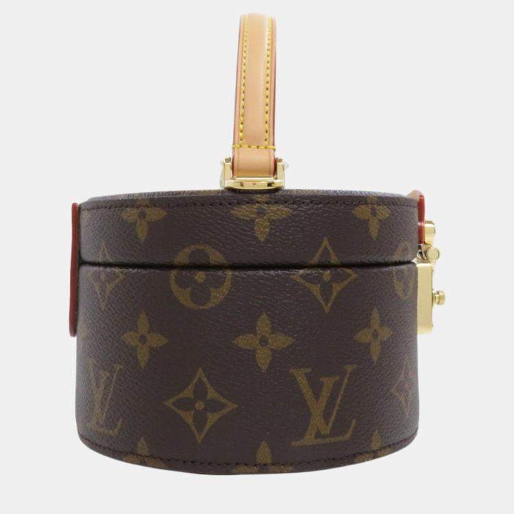 Pre Owned Louis Vuitton Brown Monogram Canvas, Leather Scott  Shoulder Bag