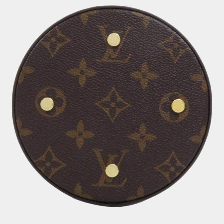 Pre Owned Louis Vuitton Brown Monogram Canvas, Leather Scott  Shoulder Bag