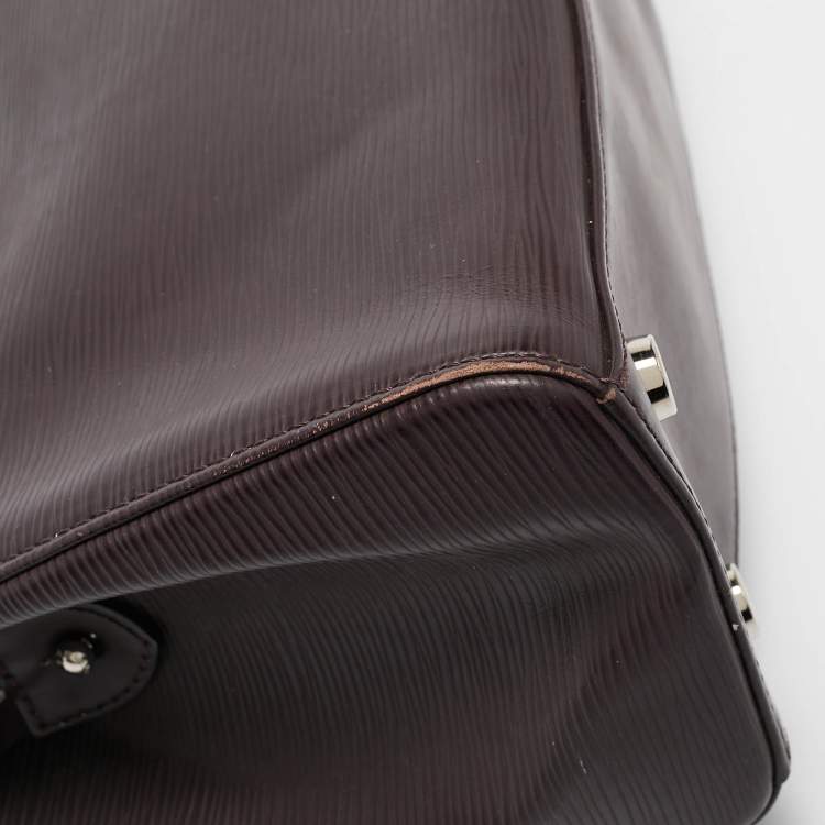 Pre Owned Louis Vuitton Quetsche Epi Leather Brea MM Bag