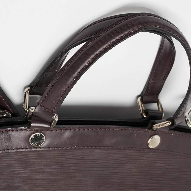 Pre Owned Louis Vuitton Quetsche Epi Leather Brea MM Bag