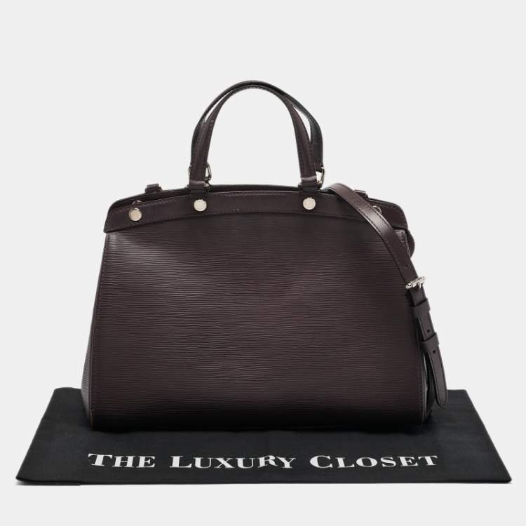 Pre Owned Louis Vuitton Quetsche Epi Leather Brea MM Bag
