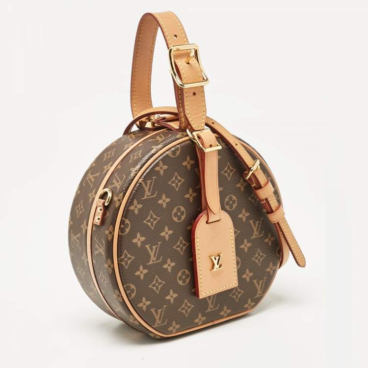 Pre Owned Louis Vuitton Monogram Canvas Petite Boite Chapeau Bag