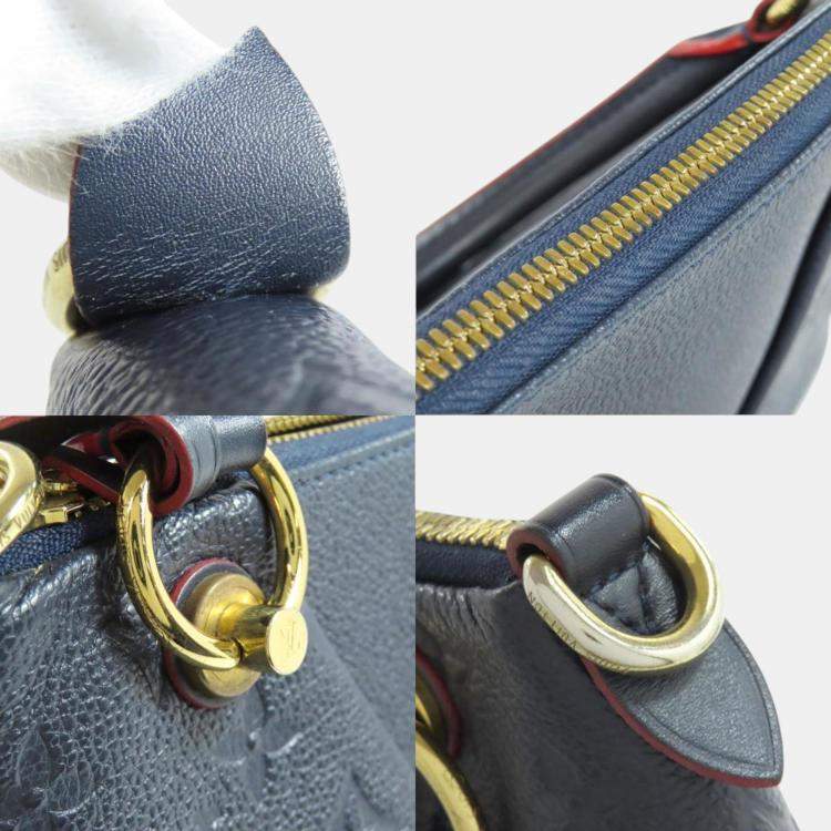 Pre Owned Louis Vuitton Marine Rouge Empreinte V Tote BB Handbag