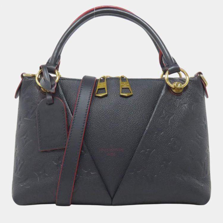 Pre Owned Louis Vuitton Marine Rouge Empreinte V Tote BB Handbag