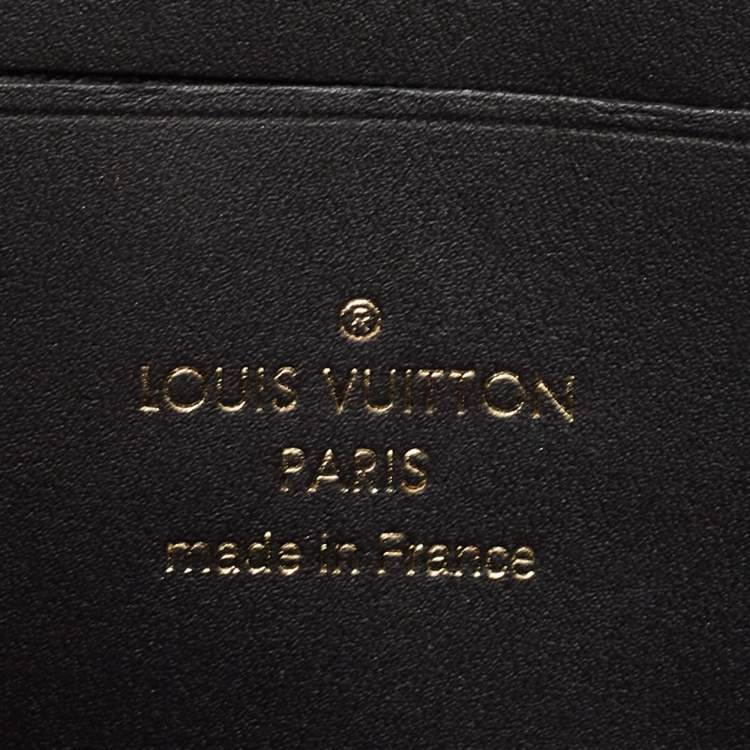 Pre Owned Louis Vuitton Monogram Reverse Canvas Dauphine Wallet on Chain