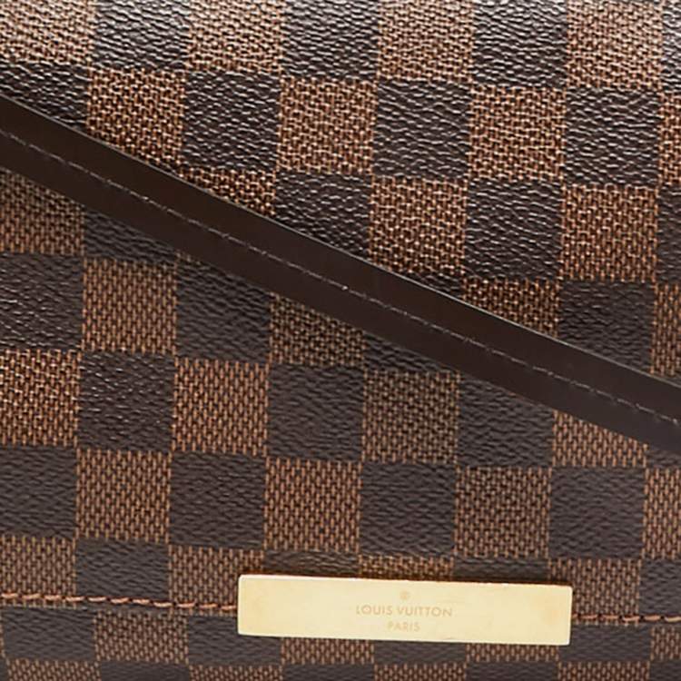 Pre Owned Louis Vuitton Damier Ebene Canvas Favorite MM Bag