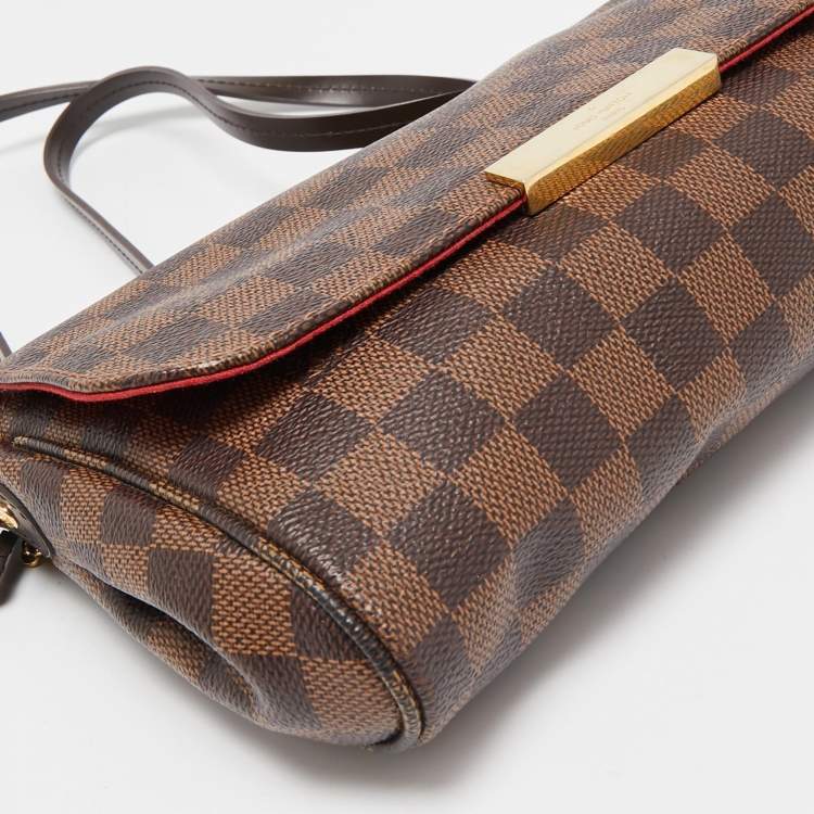 Pre Owned Louis Vuitton Damier Ebene Canvas Favorite MM Bag
