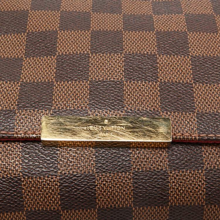 Pre Owned Louis Vuitton Damier Ebene Canvas Favorite MM Bag