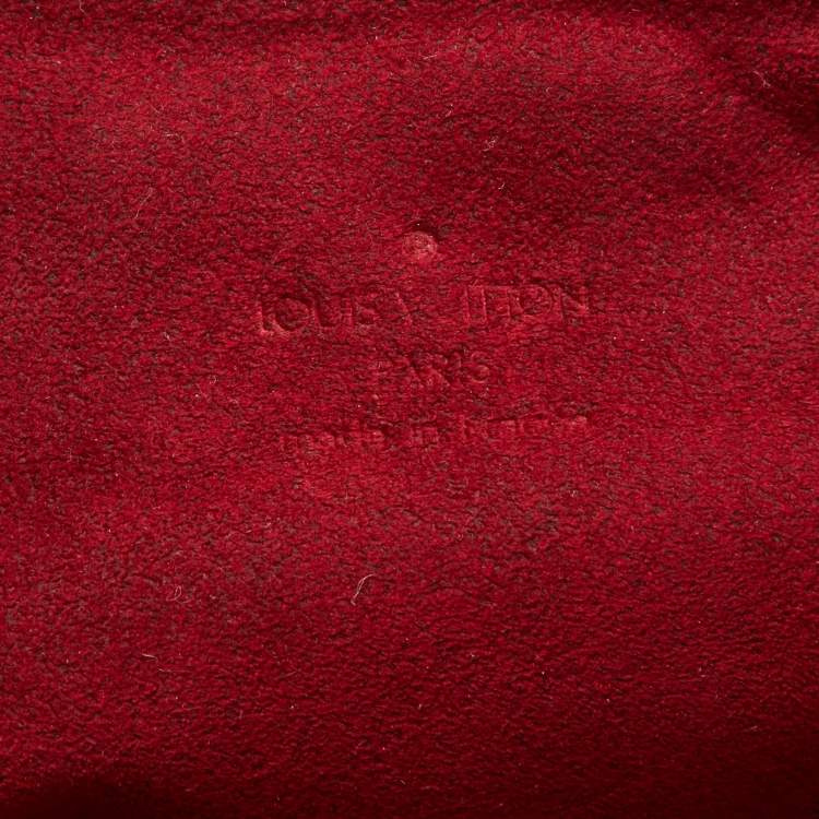 Pre Owned Louis Vuitton White Multicolore Monogram Canvas Ursula Bag
