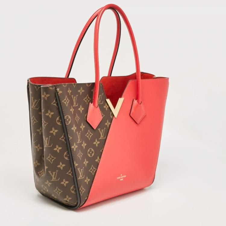 Pre Owned Louis Vuitton Cherry Monogram Canvas and Leather Kimono Bag