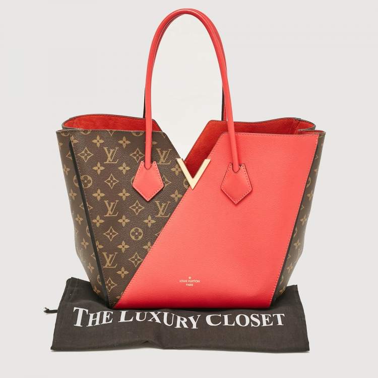 Pre Owned Louis Vuitton Cherry Monogram Canvas and Leather Kimono Bag