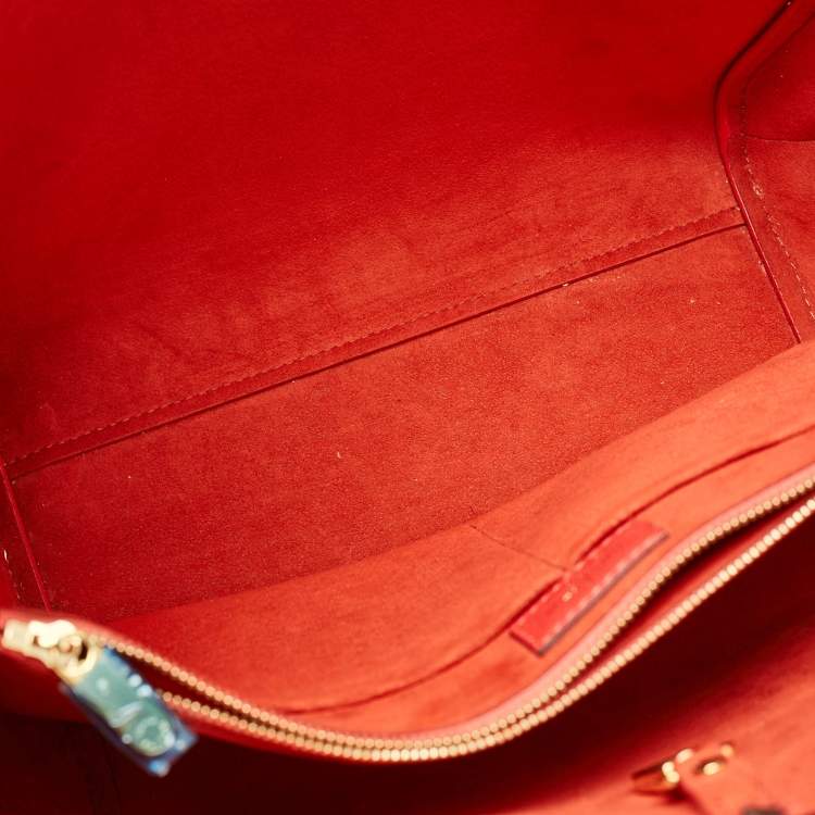 Pre Owned Louis Vuitton Cherry Monogram Canvas and Leather Kimono Bag