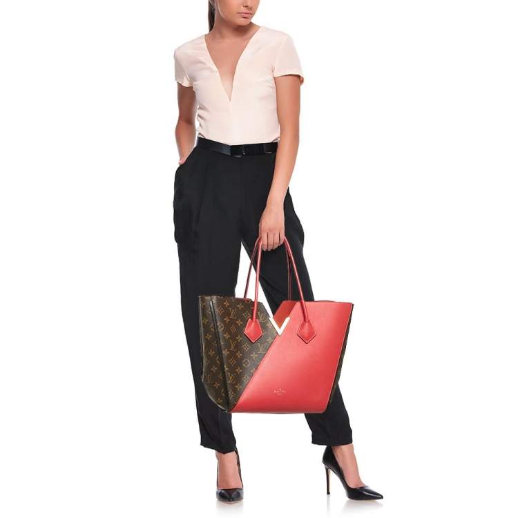 Pre Owned Louis Vuitton Cherry Monogram Canvas and Leather Kimono Bag