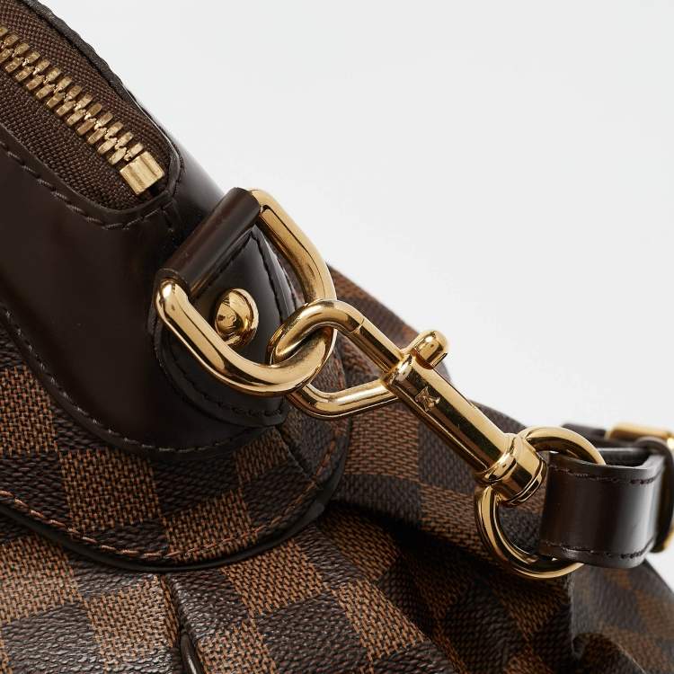 Pre Owned Louis Vuitton Damier Ebene Canvas Trevi GM Bag w/ Zippy Wallet