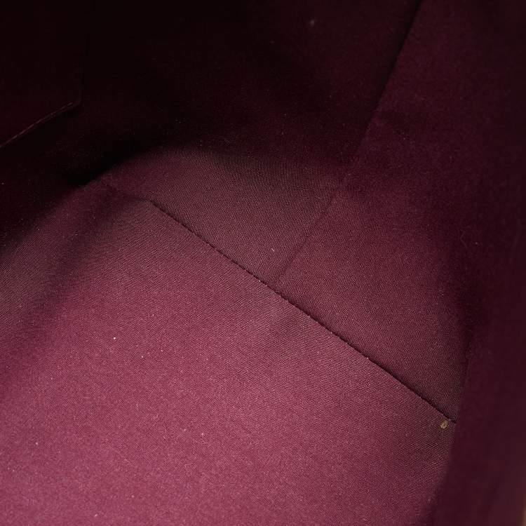 Pre Owned Louis Vuitton Violette Monogram Vernis Bellevue GM Bag