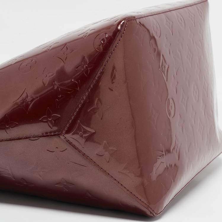 Pre Owned Louis Vuitton Violette Monogram Vernis Bellevue GM Bag