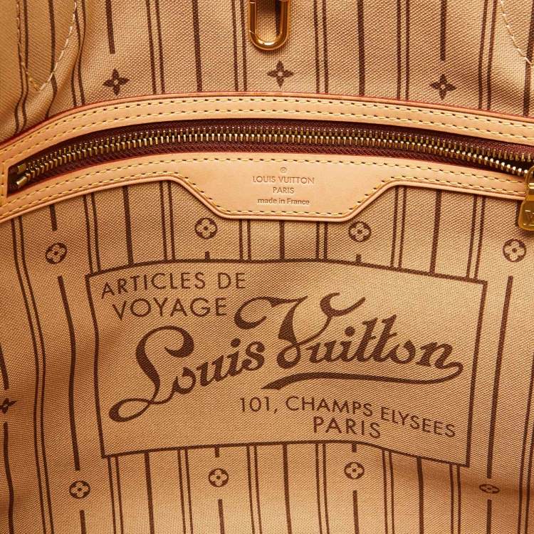 Pre Owned Louis Vuitton Monogram Canvas Neverfull MM Bag