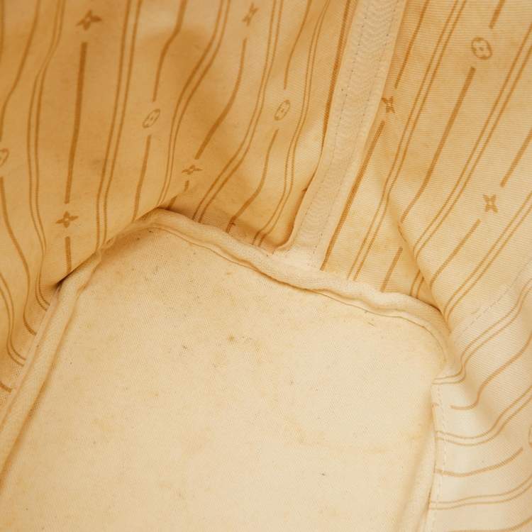 Pre Owned Louis Vuitton Damier Azur Canvas Neverfull MM Bag