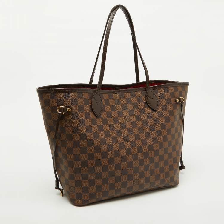 Pre Owned Louis Vuitton Damier Ebene Canvas Neverfull MM Bag