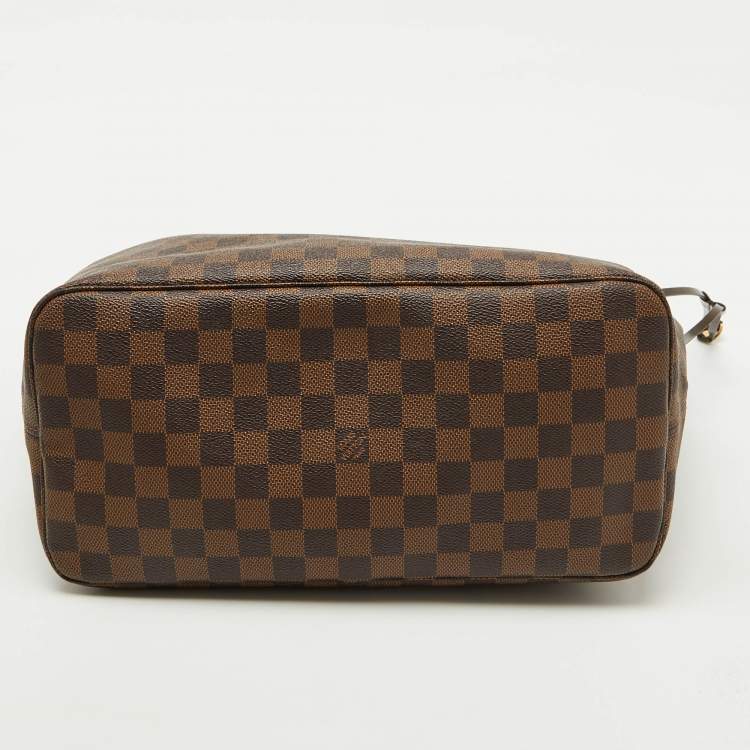Pre Owned Louis Vuitton Damier Ebene Canvas Neverfull MM Bag