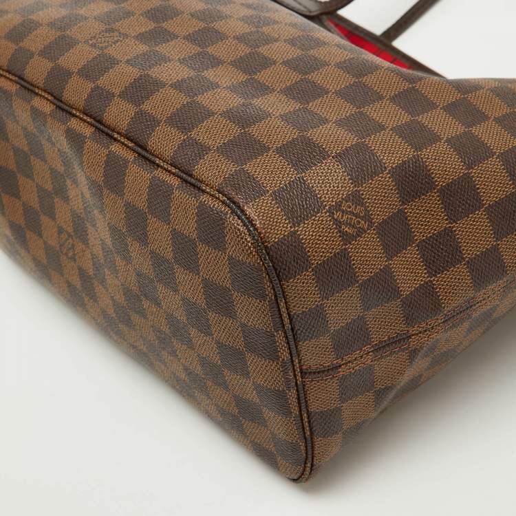 Pre Owned Louis Vuitton Damier Ebene Canvas Neverfull MM Bag