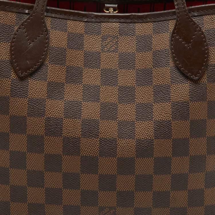 Pre Owned Louis Vuitton Damier Ebene Canvas Neverfull PM Bag