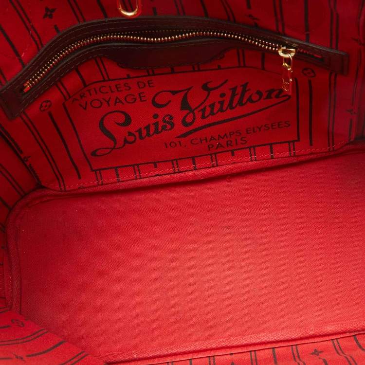Pre Owned Louis Vuitton Damier Ebene Canvas Neverfull PM Bag