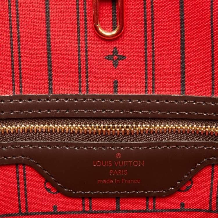 Pre Owned Louis Vuitton Damier Ebene Canvas Neverfull PM Bag