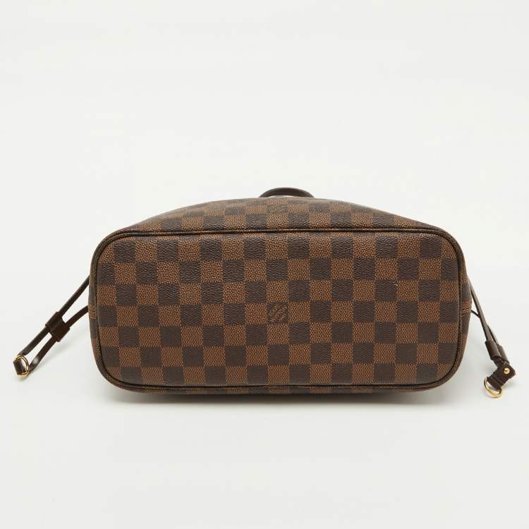 Pre Owned Louis Vuitton Damier Ebene Canvas Neverfull PM Bag
