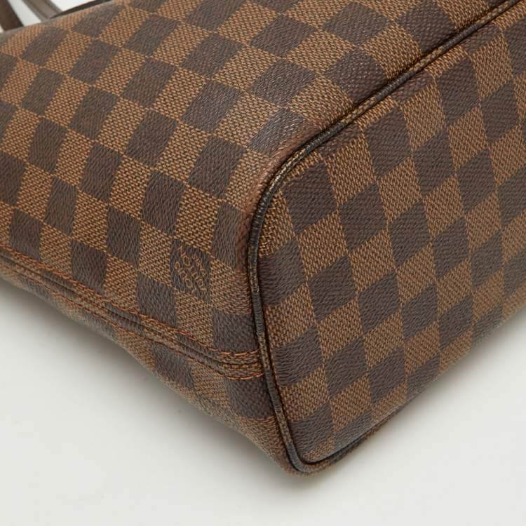 Pre Owned Louis Vuitton Damier Ebene Canvas Neverfull PM Bag