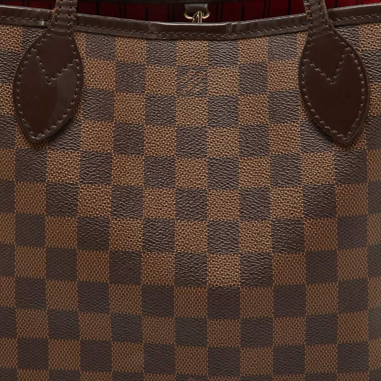 Pre Owned Louis Vuitton Damier Ebene Canvas Neverfull PM Bag
