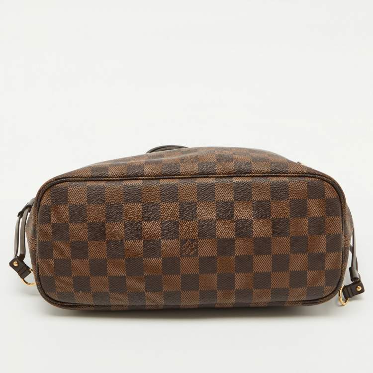 Pre Owned Louis Vuitton Damier Ebene Canvas Neverfull PM Bag