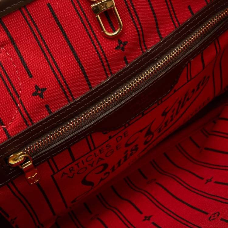 Pre Owned Louis Vuitton Damier Ebene Canvas Neverfull PM Bag