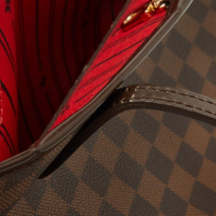 Pre Owned Louis Vuitton Damier Ebene Canvas Neverfull PM Bag