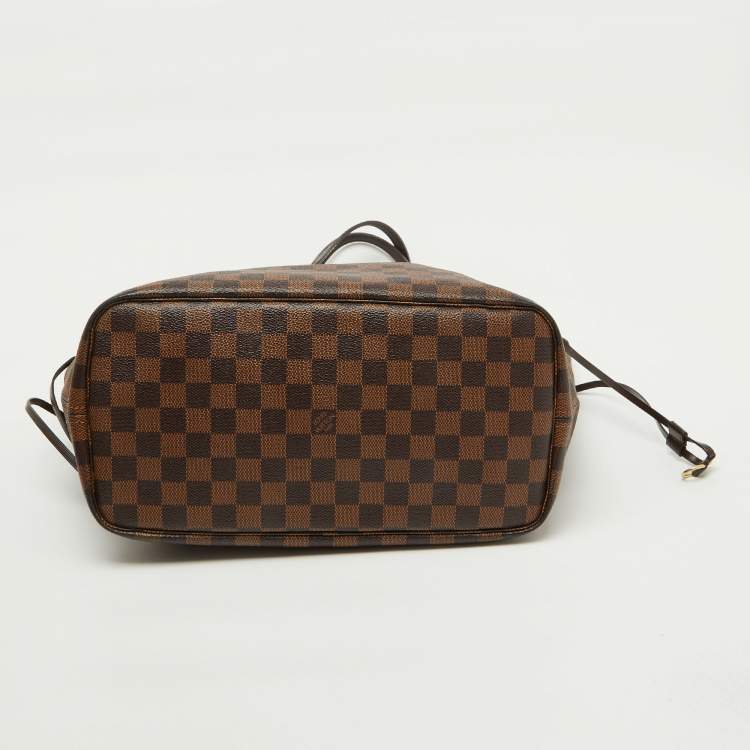 Pre Owned Louis Vuitton Damier Ebene Canvas Neverfull MM Bag