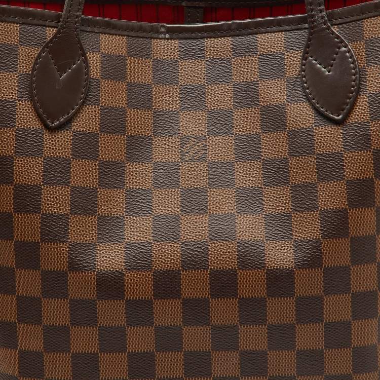 Pre Owned Louis Vuitton Damier Ebene Canvas Neverfull MM Bag