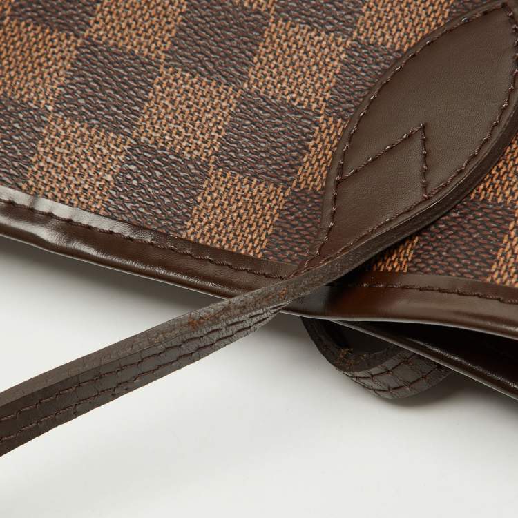 Pre Owned Louis Vuitton Damier Ebene Canvas Neverfull MM Bag